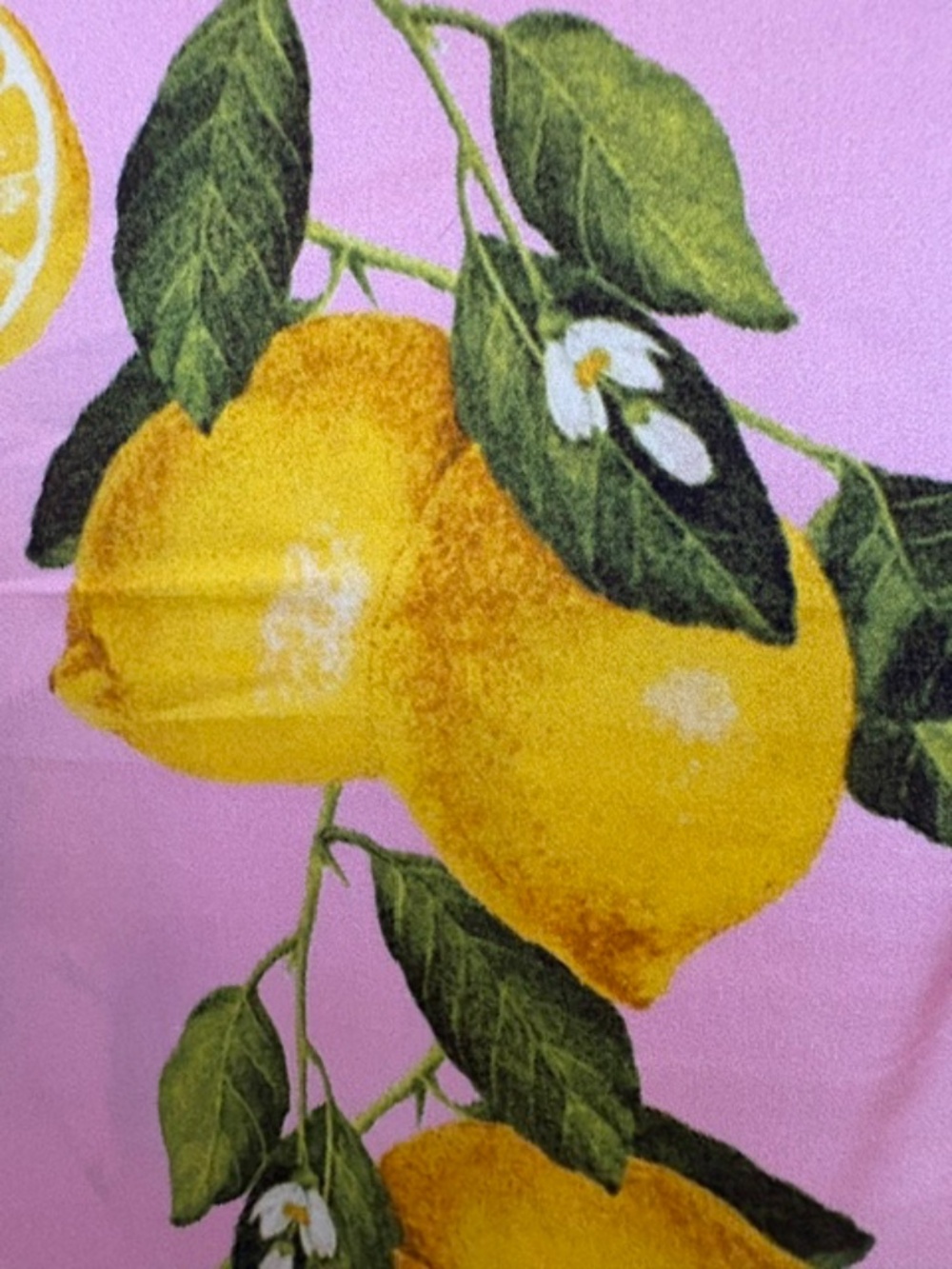 L'Agence 100% silk lemon floral button down blouse. - Picture 3 of 12